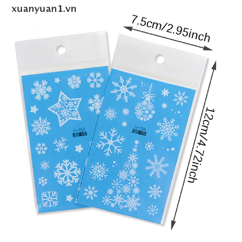 Hình Xăm Dán Tạm Thời Chống Nước Hình Bông Tuyết Và Đồng Hồ Cho Trẻ Em