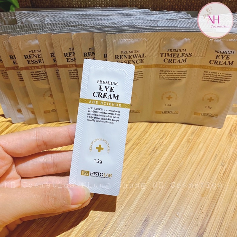 SAMPLE KEM GIẢM VẾT CHÂN CHIM VÙNG MẮT - PREMIUM EYE CREAM HISTOLAB