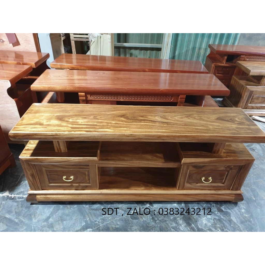 kệ tivi gỗ sồi 1m2 đến 2m4 phòng khách