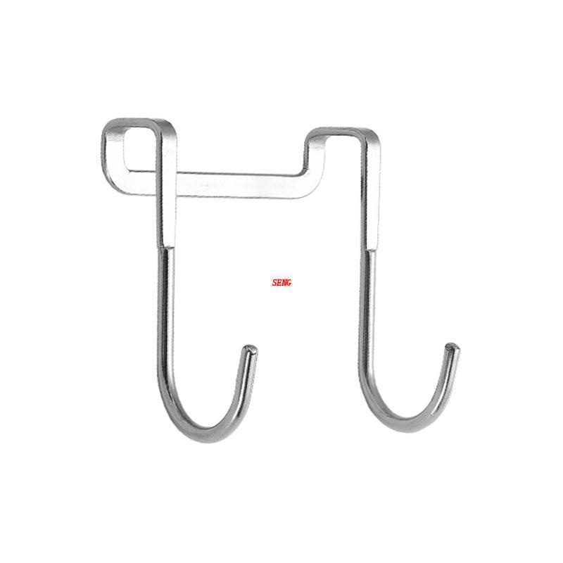Móc Treo Quần Áo / Mũ / Áo Khoác Bằng Thép Không Gỉ Gắn Cửa Sau Lưng