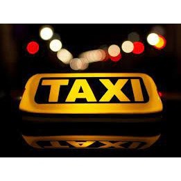 Mào taxi vàng - có đèn - đế nam châm cỡ 28cm