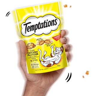 Snack Bánh thưởng cho mèo Temptations gói 85gr nhiều vị