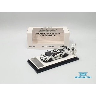 Xe mô hình lamborghini aventador lp700-4 "aape - figure" 1:64 space model
