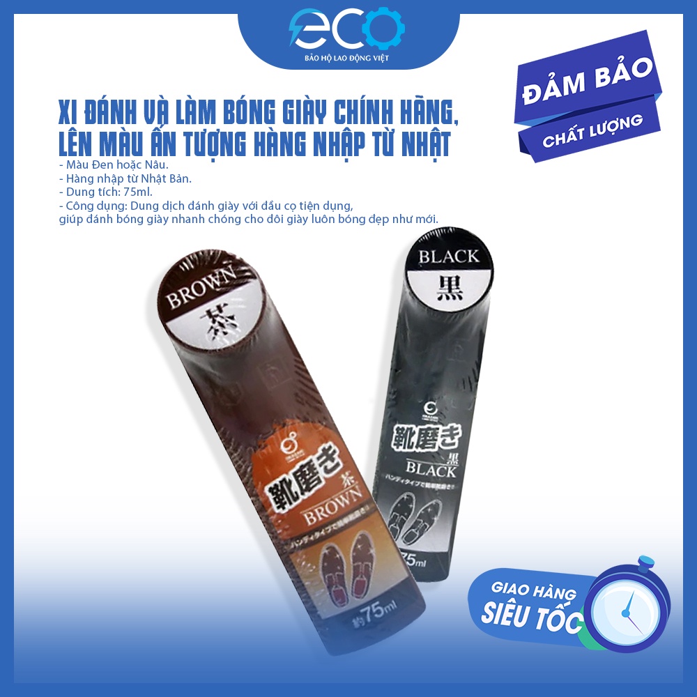 Xi đánh và làm bóng giày chính hãng, giá rẻ, lên màu ấn tượng hàng nhập từ Nhật