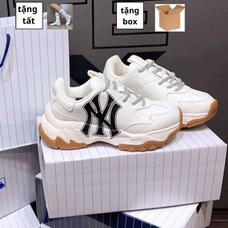 Giày mlb ny, la, boston big ball chunky nam nữ, giày thể thao mlb nam nữ in 3d full box