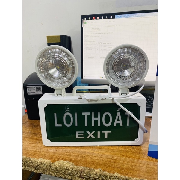 Đèn thoát hiểm exit kèm sự cố Lilang XF-ZFZD-E3WB