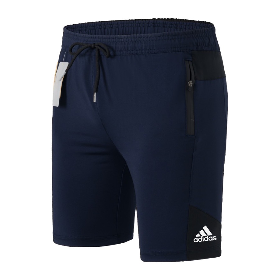 Quần đùi thể thao nam, Quần short thun co dãn logo in cao cấp - Q78