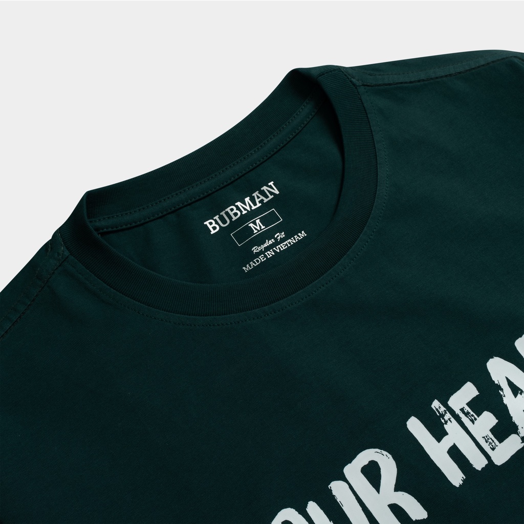 Áo thun tay lỡ OS HEADY phông Unisex nam nữ Cotton oversize form rộng BUBMAN - OS-005