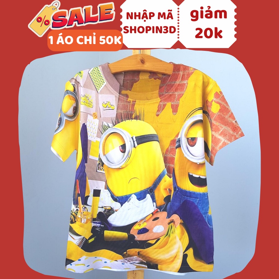Áo thun 3D Minion
