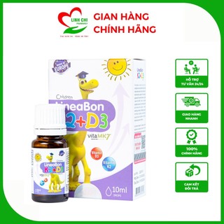 LineaBon vitamin D3 + K2 tăng hấp thu canxi phát triển chiều cao cho trẻ (có quà tặng kèm)