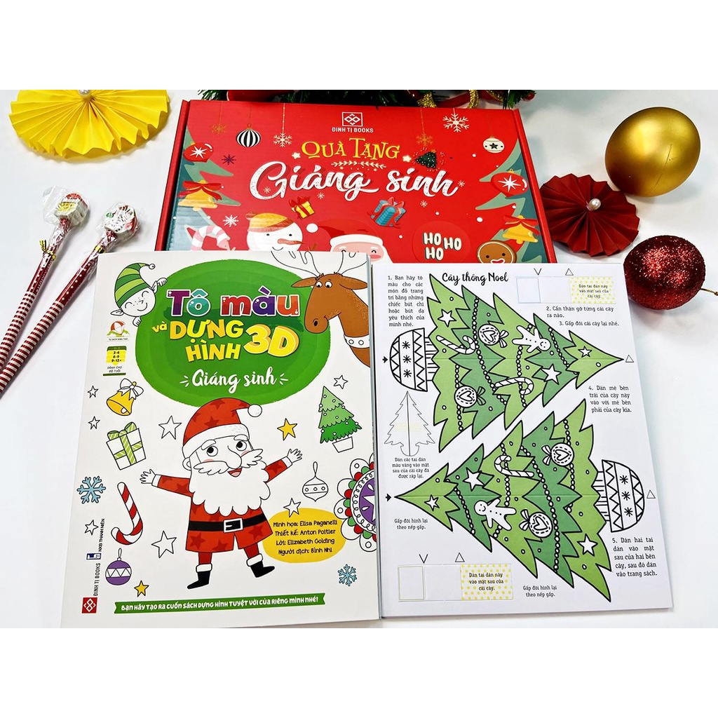 Sách - Hộp Quà Tặng Giáng Sinh 2022 Cho Bé Yêu