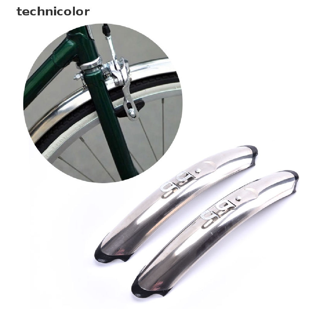 Tấm Chắn Bùn Trước Sau Bằng Thép Không Gỉ 700c 27 '' Phong Cách Retro Cho Xe Đạp