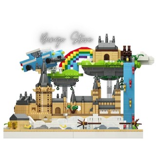 MÔ HÌNH LẮP RÁP LÂU ĐÀI PHÉP THUẬT HOGWARTS