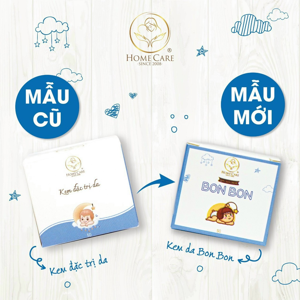 Kem hăm từ thiên nhiên đánh bay hăm ngứa cho bé Home Care - hộp 5g