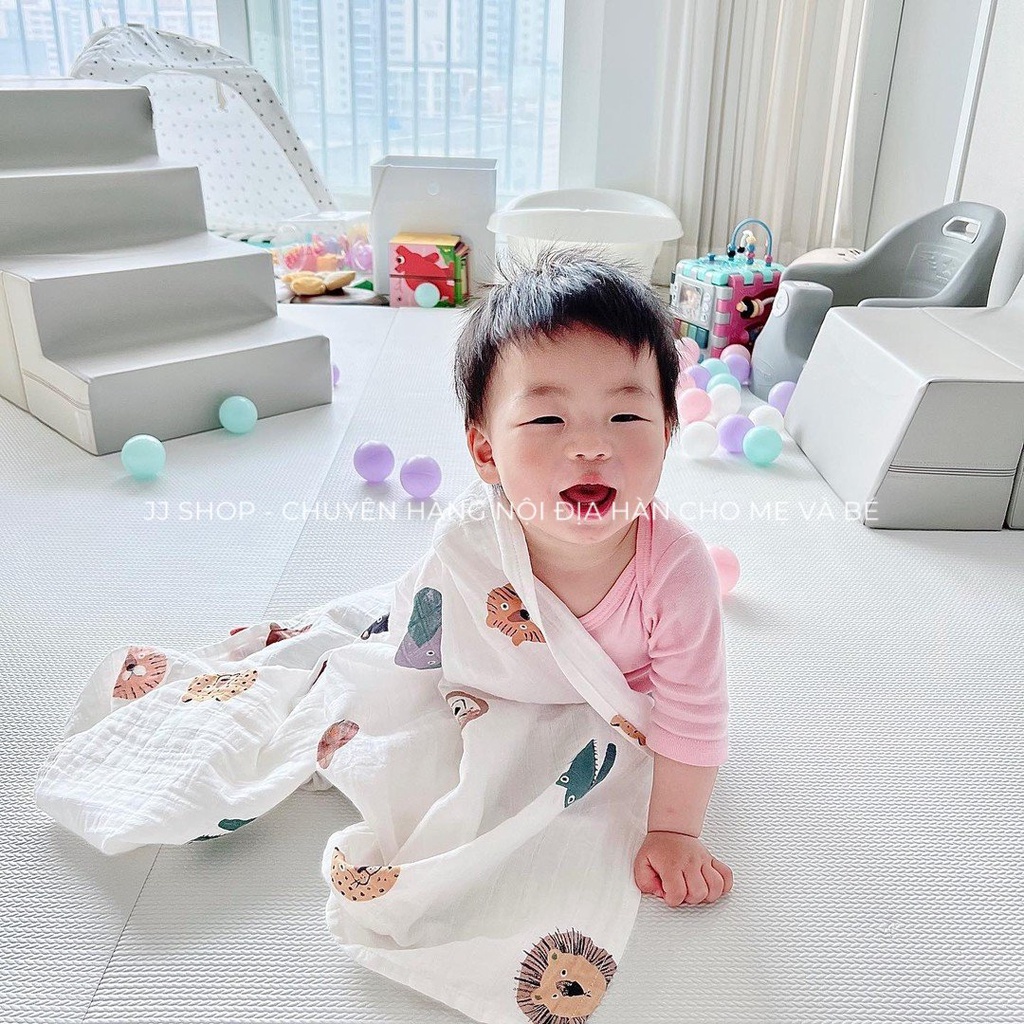 Chăn Cotton Mỏng Nhẹ Mùa Hè Cao Cấp DonoDono Hàn Quốc Cho Bé