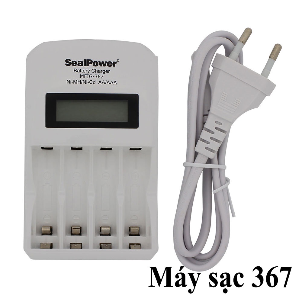Máy sạc SealPower MFIG-366 / MFIG-367 máy sạc nhanh, Pin sạc AA 3300mAh / AAA 1300mAh, Pin tiểu, đũa có màn hình LCD