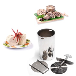  Khuôn làm giò đủ cỡ - 1kg 2kg - Khuôn giò xào giò thủ giò đông - Khuôn làm giò Inox 304 