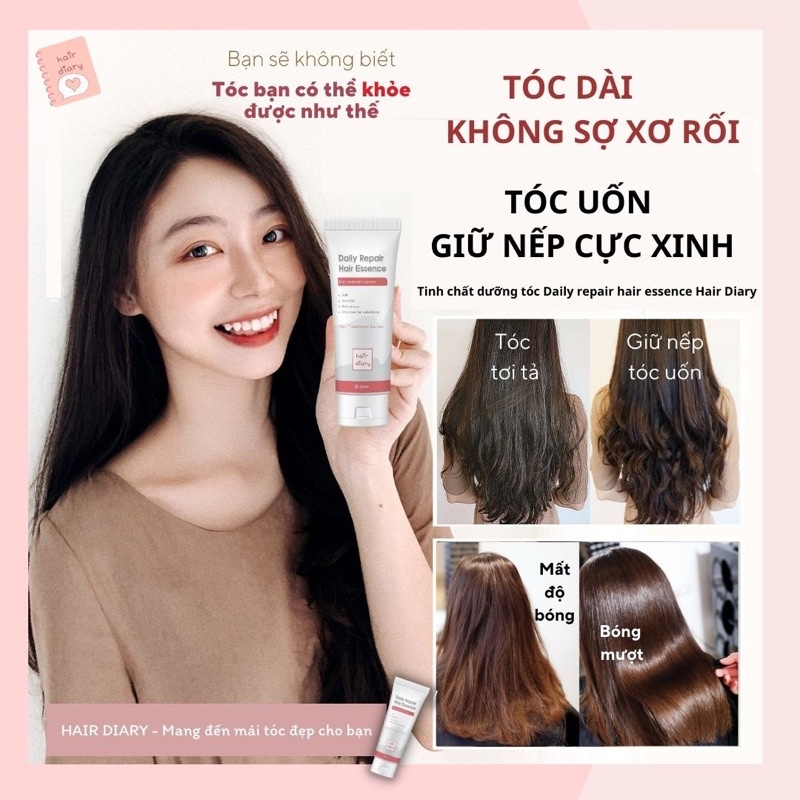 Tinh chất dưỡng tóc Daily repair hair essence Hair Diary
