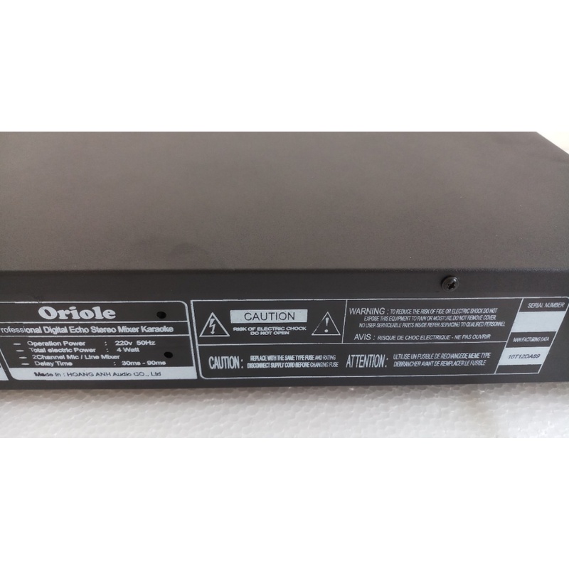 Vang Oriole K206 - Karaoke 2023