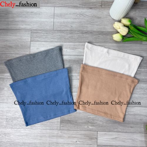 Áo  thun nữ , áo Croptop ỐNG KHÔNG DÂY Nữ Basic Thun Cotton Co Giãn 4 Chiều Không Mút Ngực - Chely_fashion