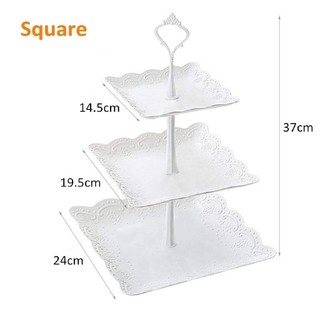 Khay đựng mứt 3 tầng