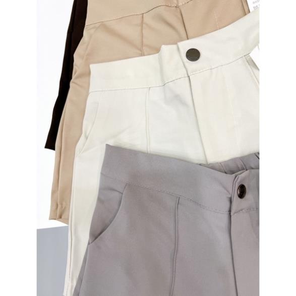 Quần đùi nữ vải lưng cao cạp chun co giãn | BigBuy360 - bigbuy360.vn