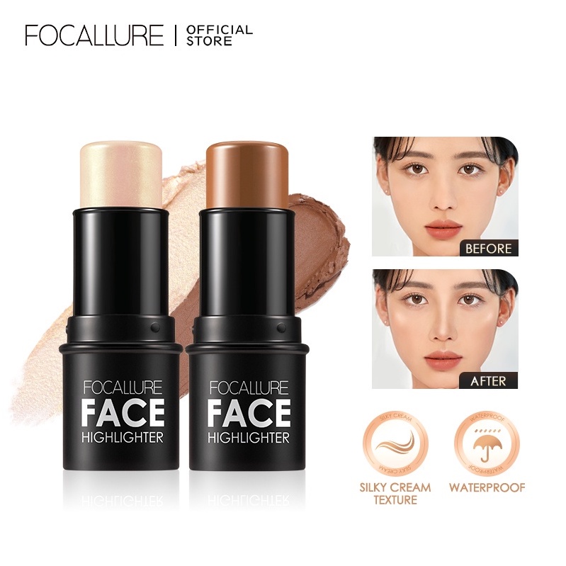 Kem tạo khối FOCALLURE highlight dạng thỏi, 4 màu tùy chọn 6g FA-01