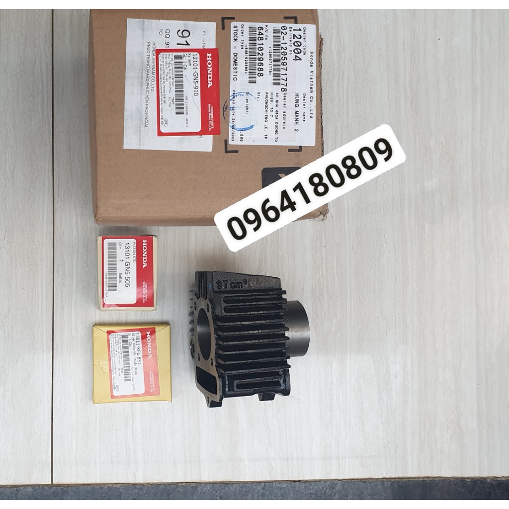 Bộ HƠi Xy Lanh + Pít Tông + Xéc Măng Drem thái Win Thái