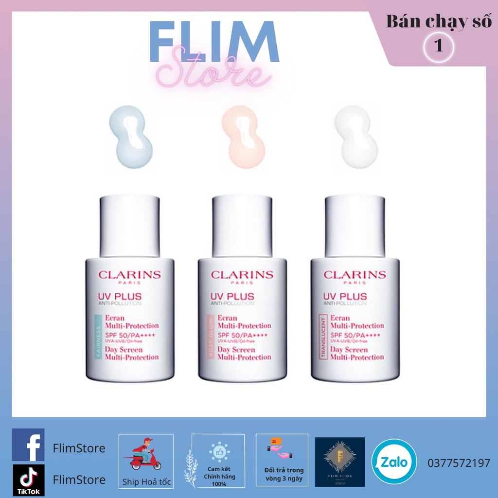 ( MẪU MỚI 2022 ) Kem Chống Nắng Clarins [ 30ml / 50ml / 10ML ]