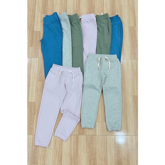 Quần nỉ da cá jogger dư xịn bé gái sz đại