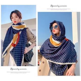 Khăn choàng cổ lụa du lịch che nắng size 90x180cm