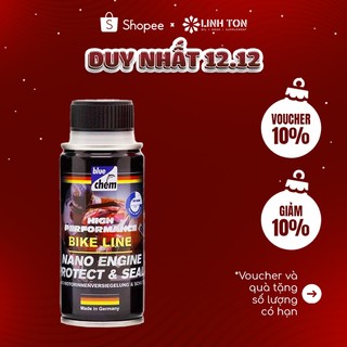 Phụ gia nhớt kéo dài thời gian thay nhớt Nano Bluechem Nano Engine Protect & Seal 50ML