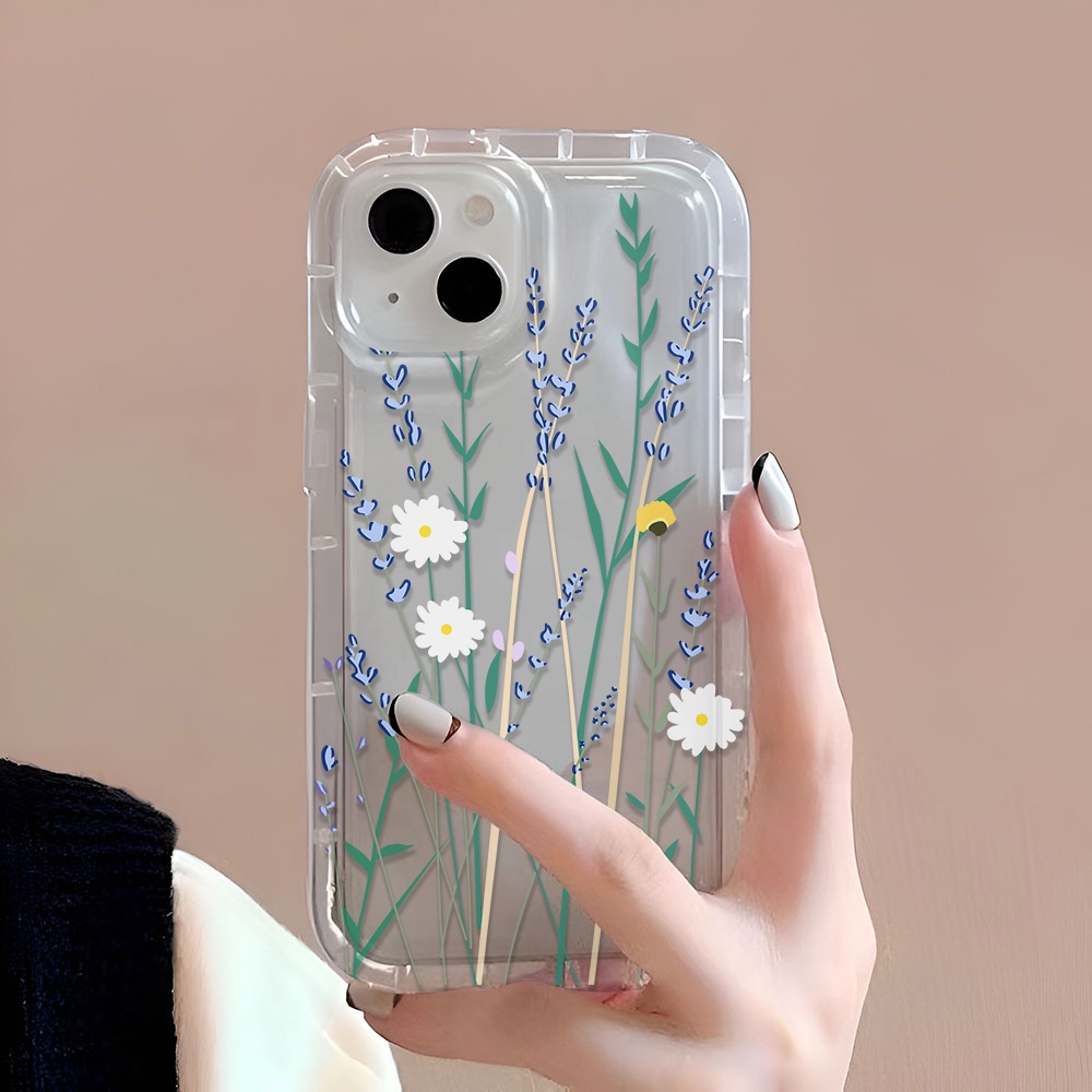 Ốp Điện Thoại Tpu In Hình Hoa Thời Trang Cho iphone 14promax 11 13 12 7Plus 6 6s XR X XS Max