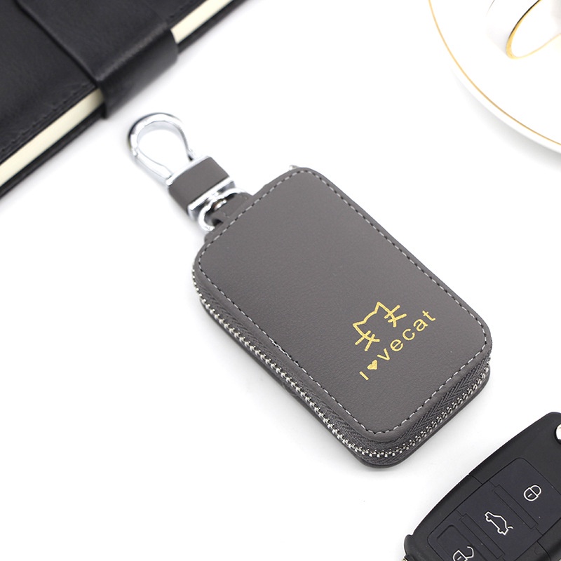 Túi Đựng Chìa Khóa In Hình Mèo Dễ Thương Sáng Tạo Cho Nữ