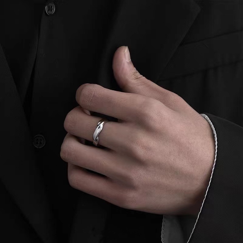 Nhẫn Hở Mạ Bạc Có Thể Điều Chỉnh Kích Cỡ