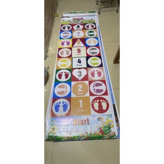 Thảm vận động chơi trò chơi cho bé .chất liệu bạt in rõ nét và siêu bền. Giáo cụ dạy học_siêu rẻ.