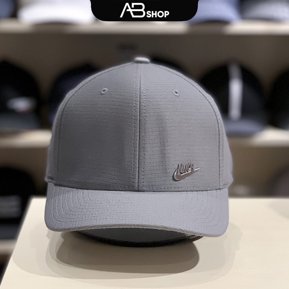Mũ Nón Lưỡi Trai Nike Logo Inox Bít Đuôi