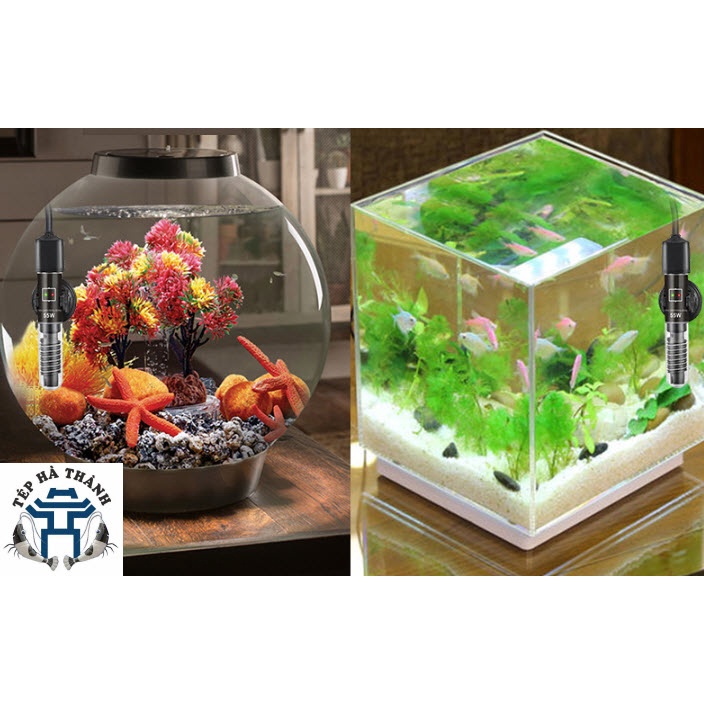 Máy Sưởi Bể Cá Mini Heater 25W-50W Cho Bể Cá Cảnh, Bể Thủy Sinh