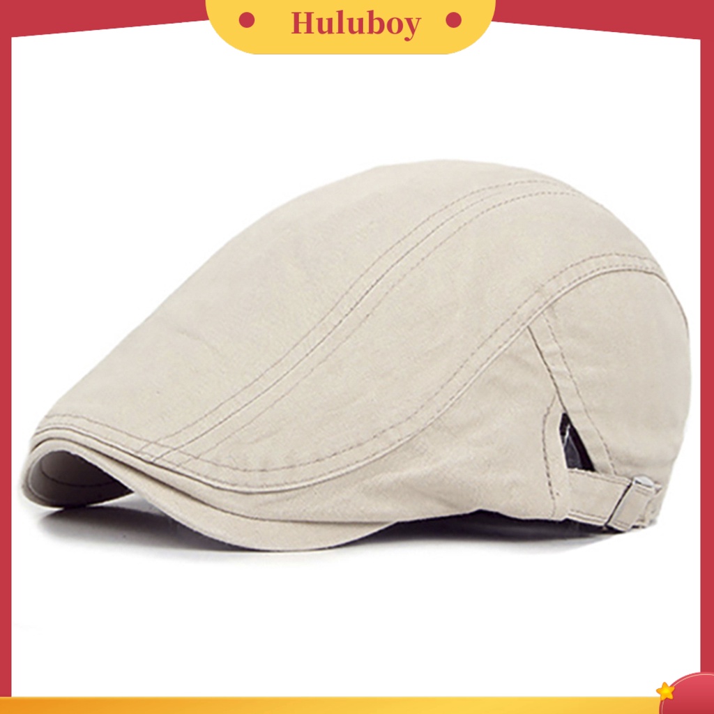 Mũ Beret Vải Cotton Màu Sắc Cổ Điển Thời Trang Cho Nam