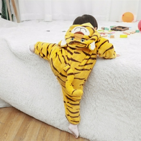 * * Áo Liền Quần Mùa Thu Hình Con Hổ Phong Cách Mới cho bé Sơ Sinh