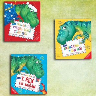 Sách - Combo Khủng long thân mến ( bộ 3 cuốn gồm: Khủng long thân mến, T.Rex du ngoạn, Ông già khủng long thân mến)