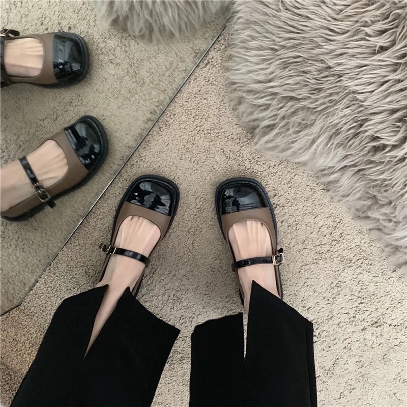 Giày Lolita đế bệt dễ phối đồ, giày búp bê xinh xinh xắn