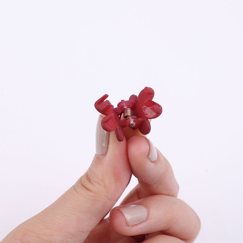 Set 5 Kẹp Tóc Mini Hình Hoa / Thỏ Đáng Yêu Cho Nữ