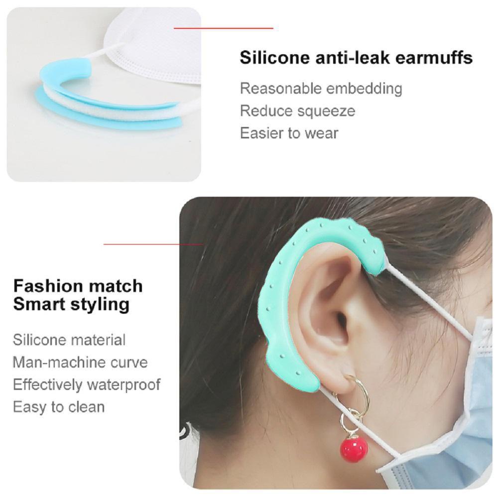 Móc Đeo Khẩu Trang Bằng Silicone Chống Nhăn Dành Cho Nữ