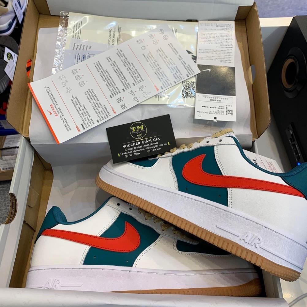 Full bill box 🎁 Giày nike_AF1 id gucci xanh đỏ nam nữ, Giày thể thao air Force GC vạch xanh đỏ Full Box -Top1