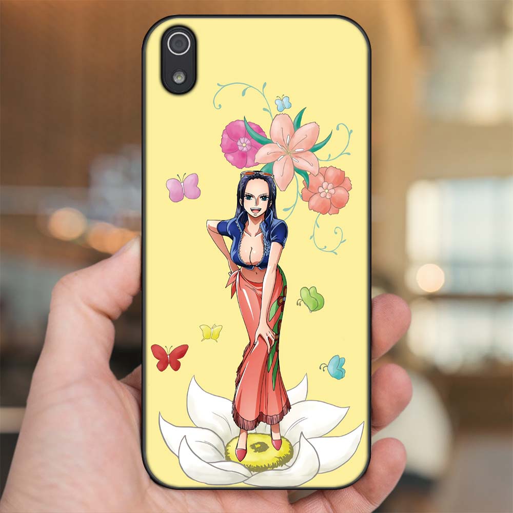 Ốp lưng Xiaomi Redmi 7A viền đen in hình Nico Robin One Piece Đảo Hải Tặc