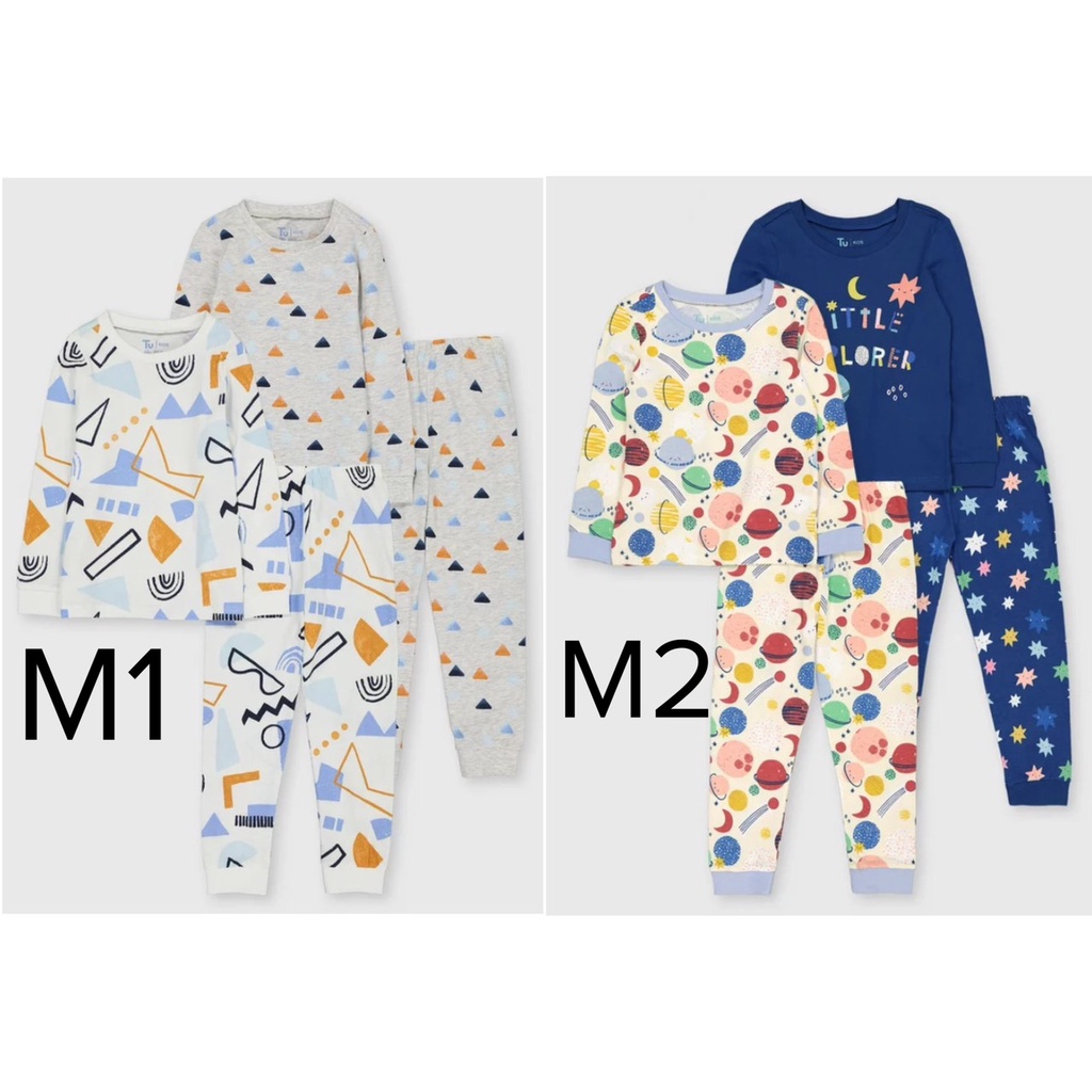 (Hàng auth) Set 2 bộ quần áo thu đông TU UK chính hãng săn sale