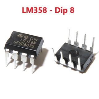 Lm358 dip 8 - ic khuếch đại thuật toán