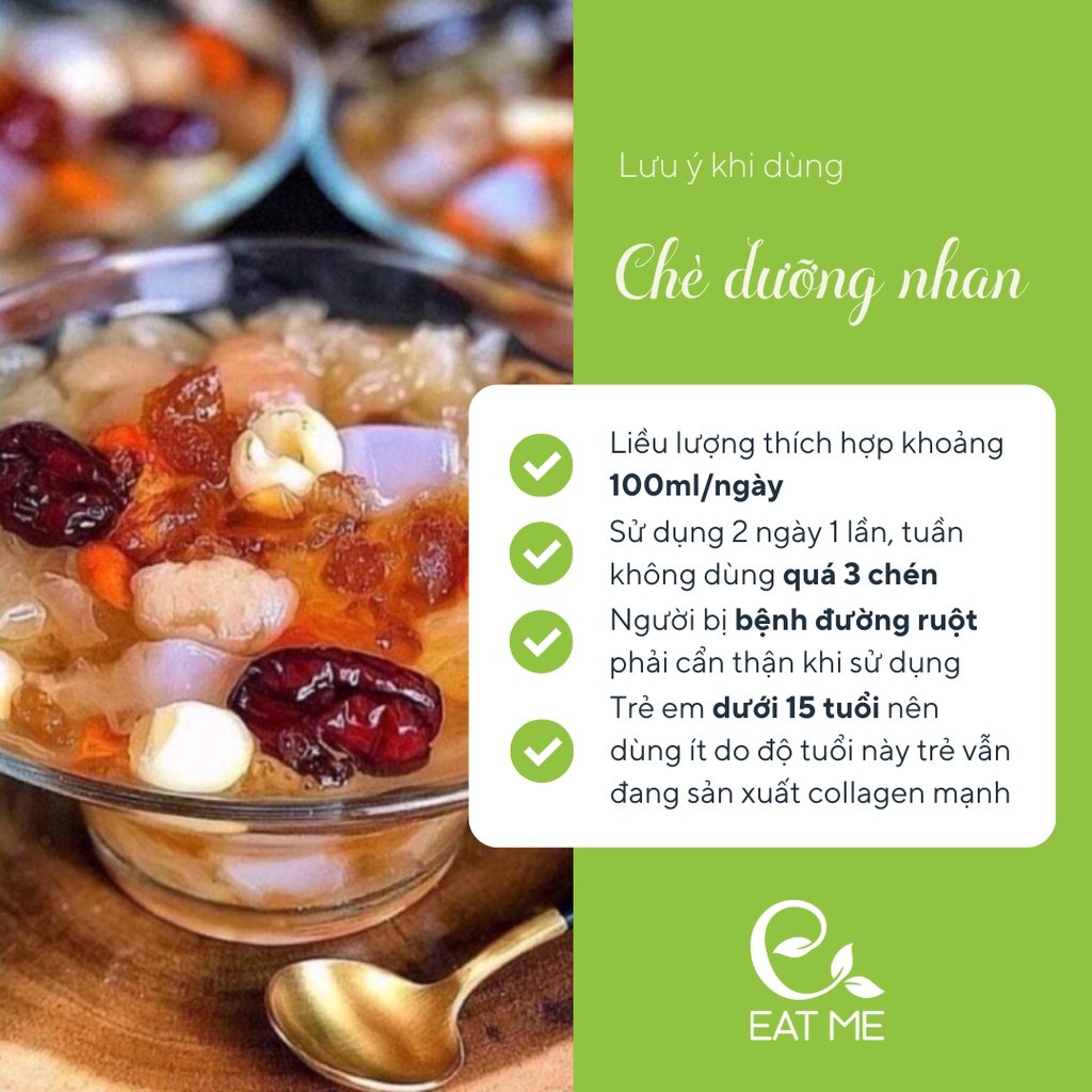 Set Chè Dưỡng Nhan Tuyết Yến 15 Vị EatMe - Set Nguyên Liệu Nấu Chè Dưỡng Nhan Cực Phẩm