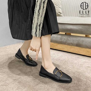 [Deal sang chảnh]  Giày nữ cao cấp da thật ELLY – EGT198